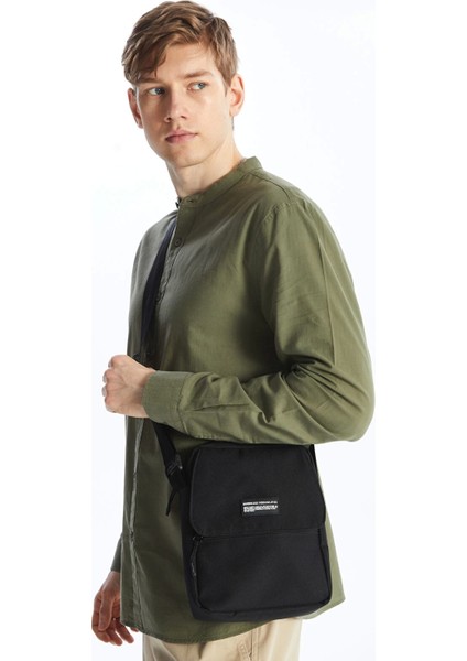 Lcw Accessorıes Siyah Ayarlanabilir Askılı Erkek Omuz Çantası