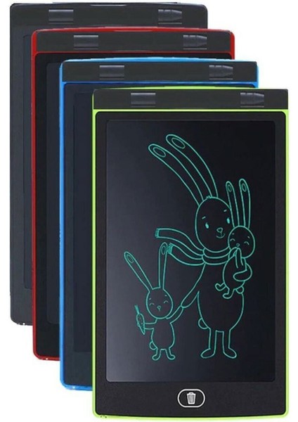 8.5 Inç LCD Grafik Yazım ve Çizim Tahtası Kalemli Set Siyah