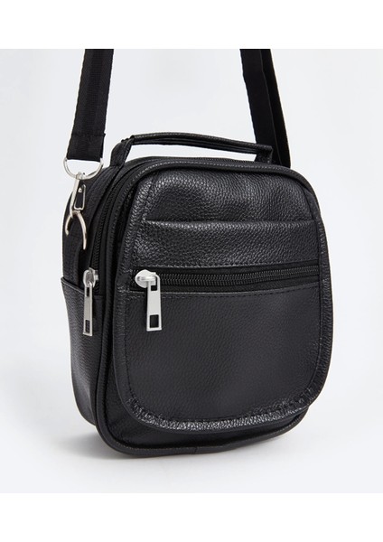Lcw Accessorıes Siyah Deri Görünümlü Erkek Omuz Çantası fiyatları
