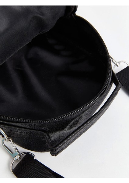 Lcw Accessorıes Siyah Deri Görünümlü Erkek Omuz Çantası fırsatları