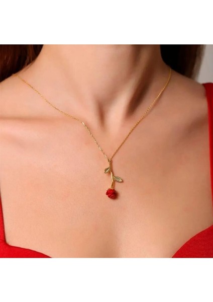 Işıklı Kar Küresi, Peluş Ayıcık ve Gül Kolye Hediye Seti modelleri
