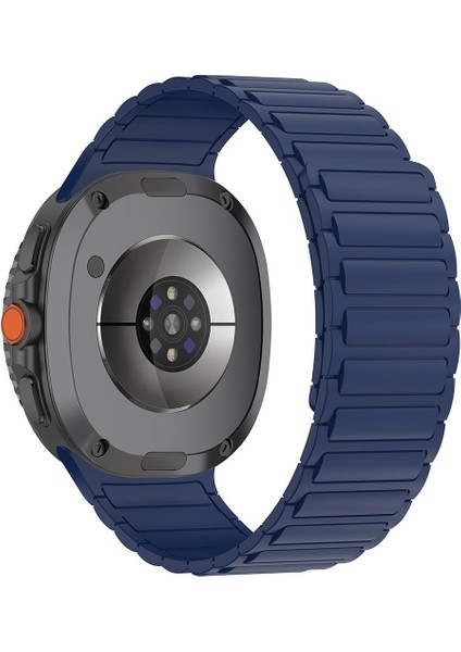 Samsung Galaxy Watch 8 40 / 44 mm Magnetik Silikon Kordon Baklalı Desenli Mıknatıslı Kayış modelleri