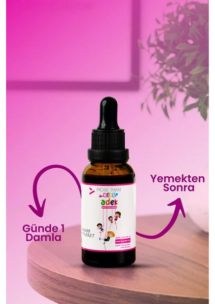 More Than Adek Kids Multivitamin Damla 30 ml 2 Adet modelleri