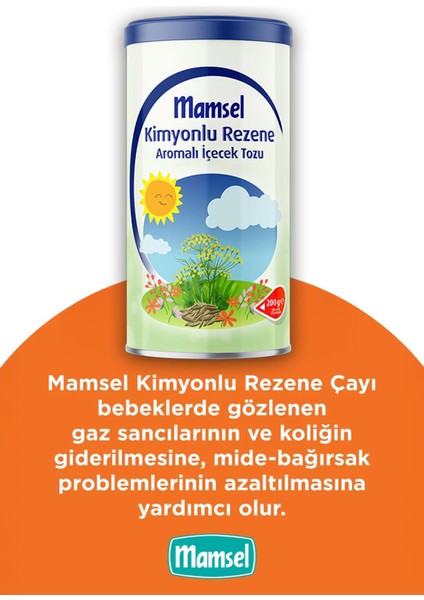 Mamsel Kimyonlu Rezene Çayı 200 gr 2 Adet fiyatları