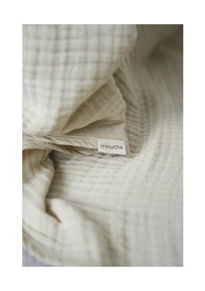 Müslin Bebek Kundak Örtüsü 120X120 cm -%100 Pamuk 4 Kat Müslin Bebek Battaniye (Bej) fiyatları