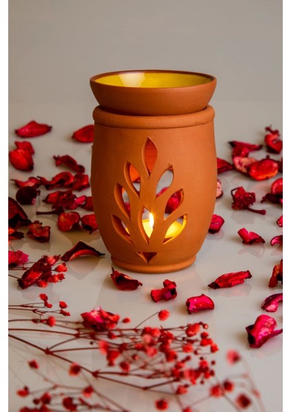 Yaşam Çiçeği El Yapımı Çömlek Buhurdanlık Tütsülük indirimleri