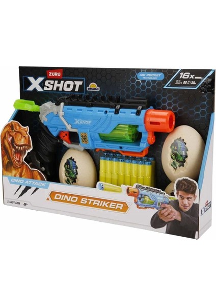 X-Shot Sünger Atan Dino Attack Striker modelleri