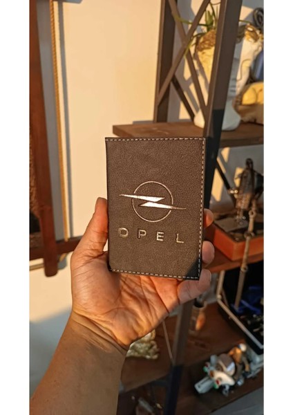 Opel Deri Dikişli Araç Ruhsat Kılıfı Kabı Oto Ruhsatlık Araba Ruhsat Koruyucu fırsatları