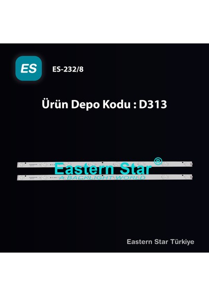 Es-232, Dled32hd2x8, Dled32hd2x8 0004, Awox 3282, Kj32d08-Zc21f-05, Pn:303kj320038, Tv Led Bar