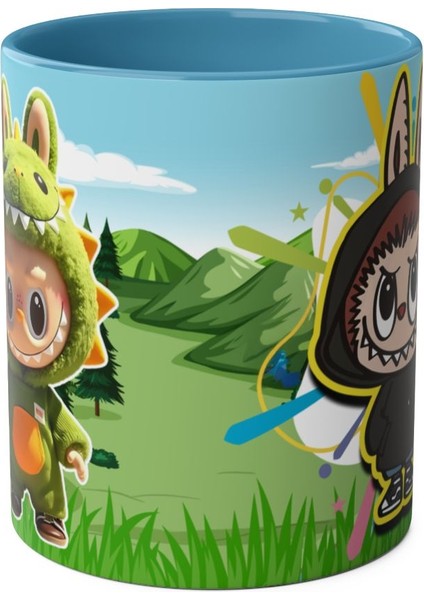 Sevimli Karakterler Baskılı Kupa