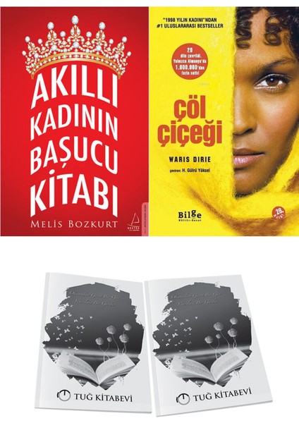 Akıllı Kadının Başucu Kitabı ve Çöl Çiçeği + Hediyeli
