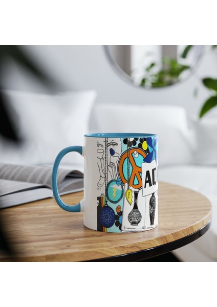 Kova Burcu Baskılı Kupa