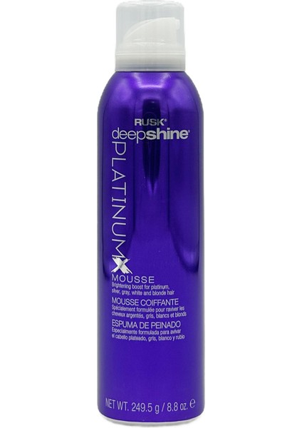 Rusk Deepshine Platinumx Renk Canlandırıcı Saç Köpüğü 249.5GR