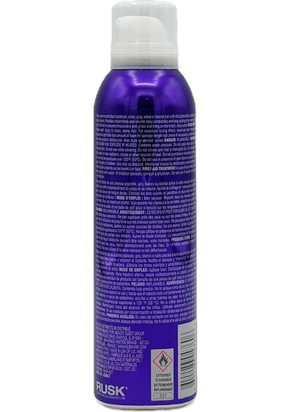 Rusk Deepshine Platinumx Renk Canlandırıcı Saç Köpüğü 249.5GR fiyatları