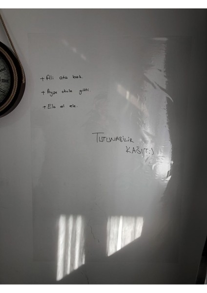 2'li Şeffaf Akıllı Kağıt Tahta 90X120 cm Yazı Tahtası, Duvara, Cama ve Tahta Uygulama fırsatları