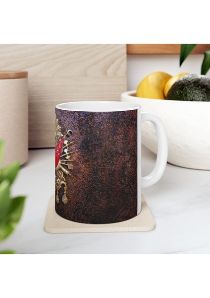 Tuğra Desenli Baskılı Kupa indirimleri