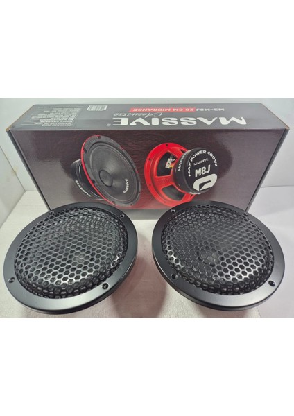 20CM Midrange – Massive MS-M8J 400W 150 Rms Midrange Hoparlör – Massive Prof Midrange