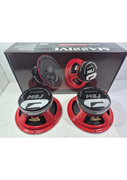 20CM Midrange – Massive MS-M8J 400W 150 Rms Midrange Hoparlör – Massive Prof Midrange modelleri