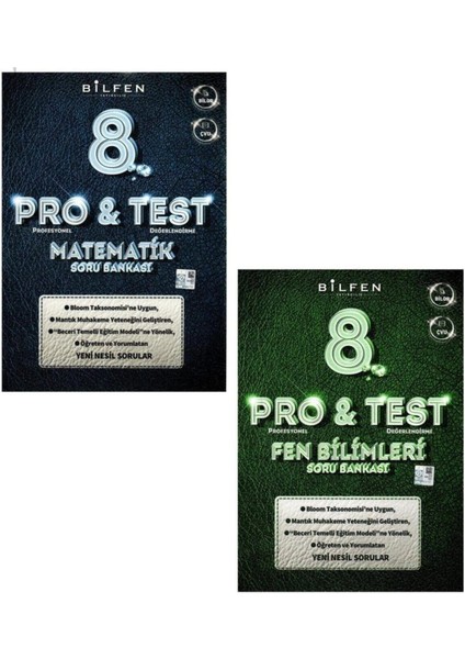 Bilfen 8. Sınıf Protest 2'li Kitap Seti