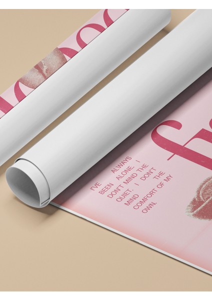 Çerçevesiz Poster, Fruit Yes Please Yazısı, Kiraz Detayı ile Poster No: 107633 fırsatları