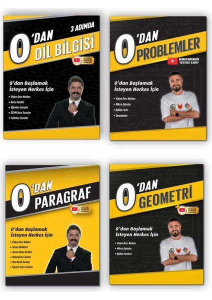 0'dan Youtube Kamp Serisi - Dil Bilgisi - Paragraf - Problemler - Geometri - Rehber Matematik