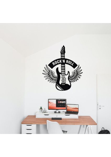 LED Işıklı Kişiselleştirilebilir Kanatlı Gitar Figürlü Tablo Duvar Dekorlu Gece Lambası fiyatları