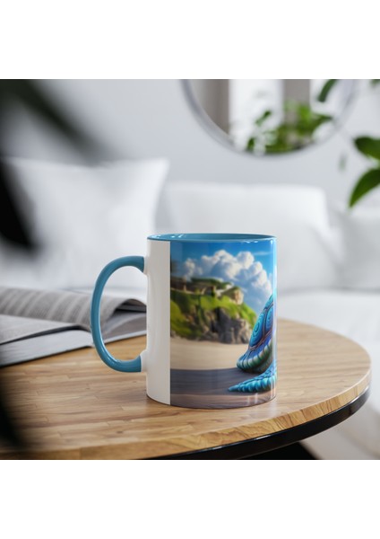 Caretta Caretta Desenli Baskılı Kupa Bardak