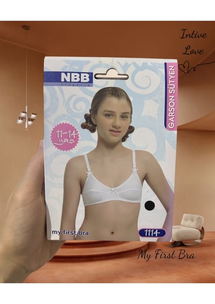 Nbb %95 Pamuklu Balensiz Kopçalı 11-14 Yaş Garson Sütyen/alıştırma Sütyeni modelleri