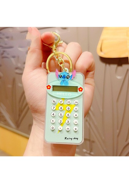 Pembe Eğlenceli Çocuk Öğrenci Hesap Makinesi Anahtarlık Oyunlu Çanta Aksesuarı indirimleri