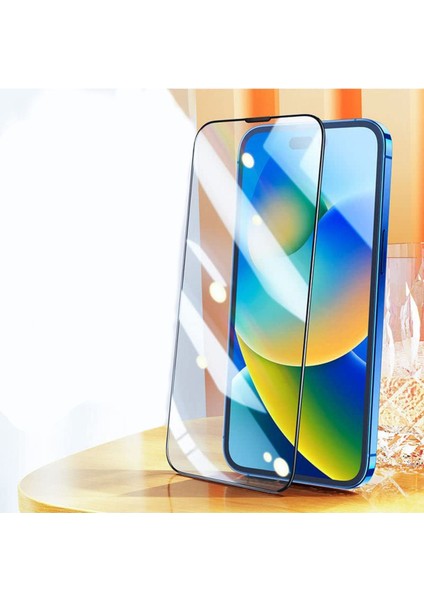 Iphone 12 Pro Max Uyumlu Premium Kalite Toz Filtreli Tam Kaplayan Ekran Koruyucu