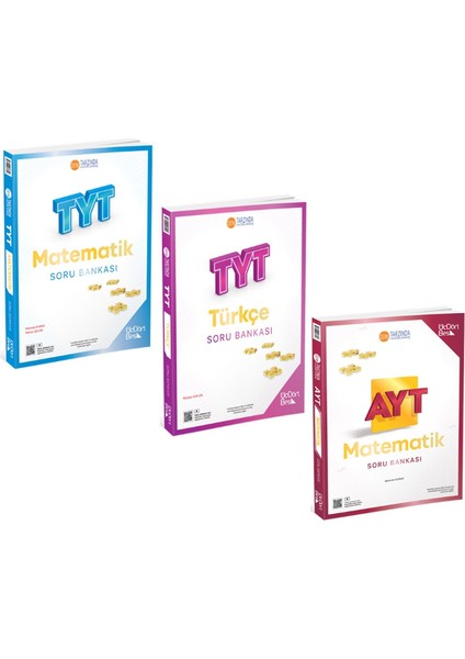 Üç Dört Beş Tyt Matematik Tyt Türkçe Ayt Matematik Soru Bankası 3 Kitap Set