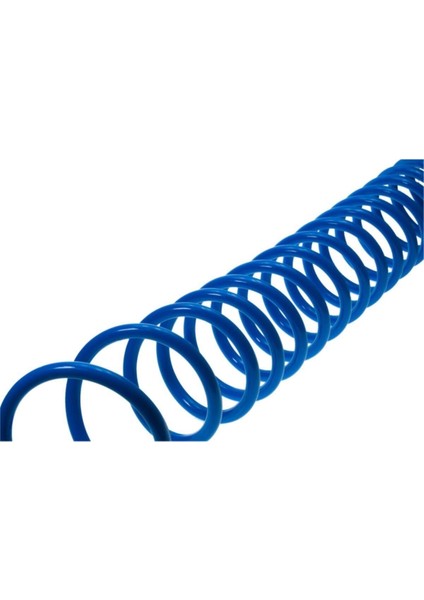 Şeffaf 18 mm 4:1 Helezon Spiral, 100 Adet Paket, Dayanıklı ve Kullanışlı Ürün