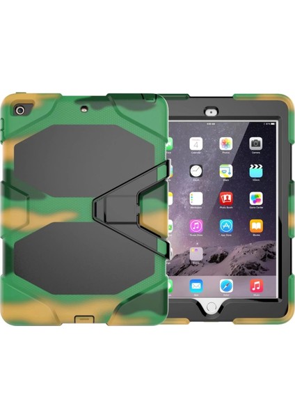 Bfs iPad 5 Air 9.7 Kılıf Griffin Tablet Kapak - Kamuflaj
