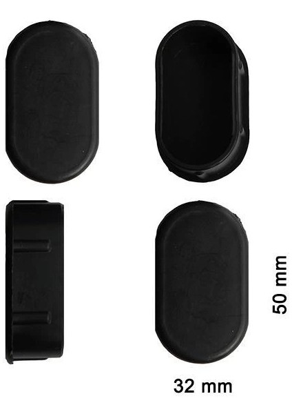 Oval Profil Iç Tapa 32X50 mm 4 Adet
