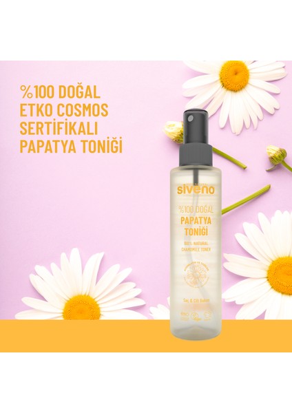 %100 Doğal Papatya Suyu Aydınaltma Etkili Arındırıcı Rahatlatıcı Saç ve Cilt toniği indirimleri