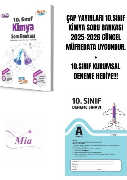 10.sınıf Kimya Soru Bankası Hediyeli