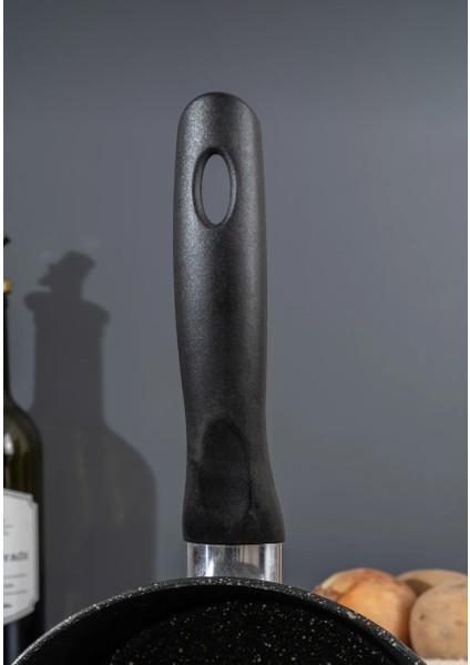 POLOCHEF Melda Granit Kızartma Tavası 20CM Patates Kızartma Fritöz Telli