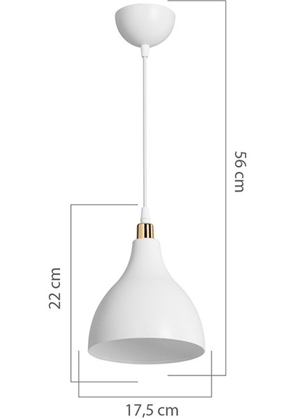 Duruaydınlatma Beyaz Avize Sarkıt Yatak Odası Salon Mutfak Hol Lamba fırsatları