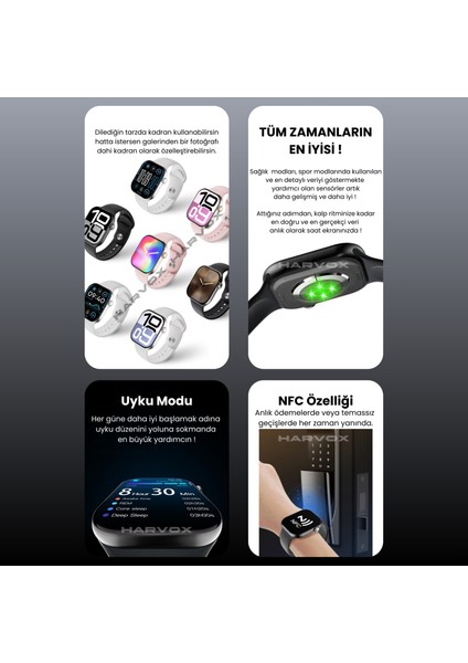 Watch 10 Pro+ Akıllı Saat Apple iPhone ve Android Tüm Telefonlara Uyumlu fırsatları