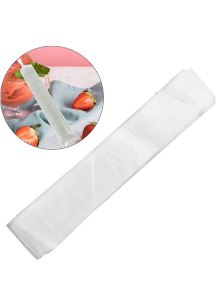 Torbası 100 Adet Ekonomik Dondurma Poşeti 5X33 Cm Buz Torbası Poşeti modelleri