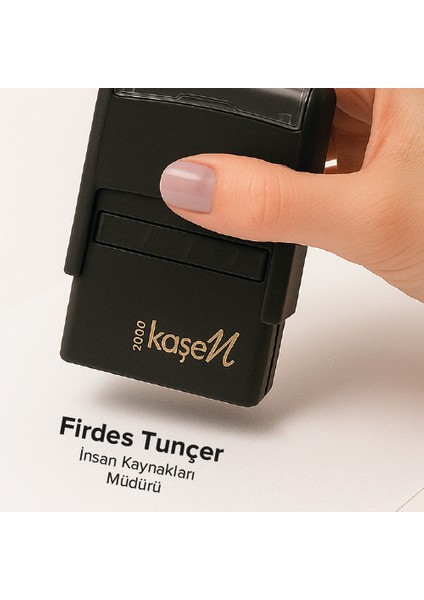 2000 Idari Işler- Ik Kaşesi - ( Siyah- Mavi- Kırmızı Mürekkep )