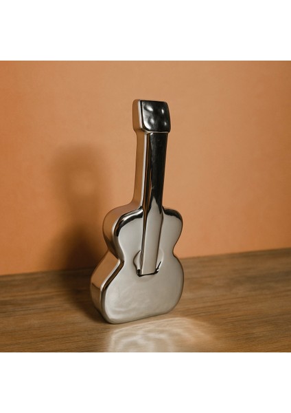 Gümüş Gitar Seramik Obje modelleri