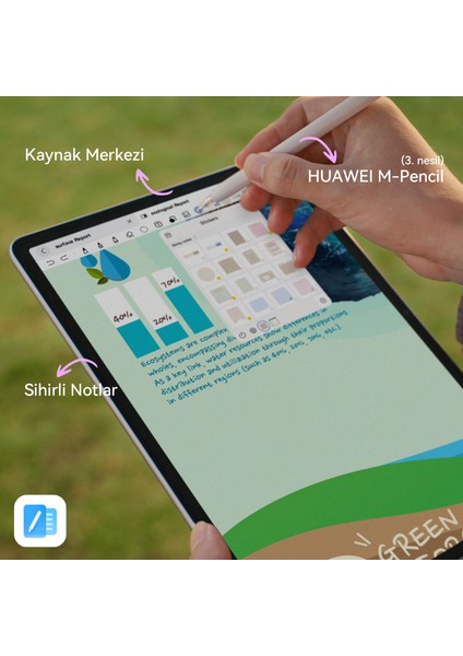 Yeni (2025) MatePad 11.5" PaperMatte 8GB 256GB Tablet + Klavye