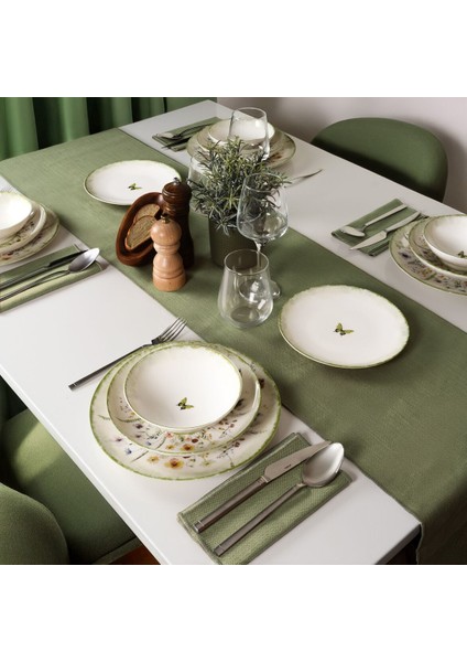 Flora Green 16 Parça 4 Kişilik Yemek Takımı 4883