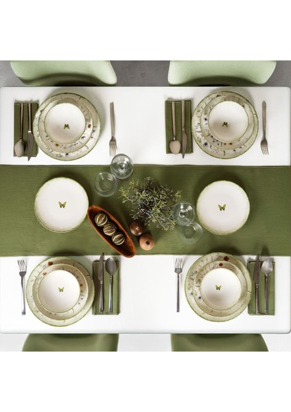 Flora Green 16 Parça 4 Kişilik Yemek Takımı 4883 modelleri