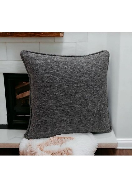 Keten Dokuma Biyeli Kırlent Kılıfı modelleri