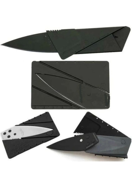 Kredi Kartı Şeklinde Katlanır Kolay Taşınır Kamp Yardımcı Kiti modelleri