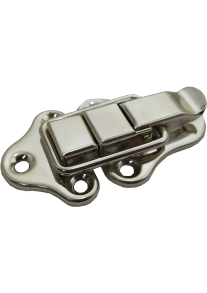 Büyük Nikel Renk 2 Adet Çanta Tokası Bavul Kilidi Dolap Kilidi Kutu Mandallı Kilit