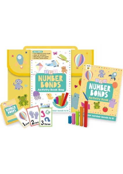 Bright Bee Number Bonds Activity Book Bag fiyatları