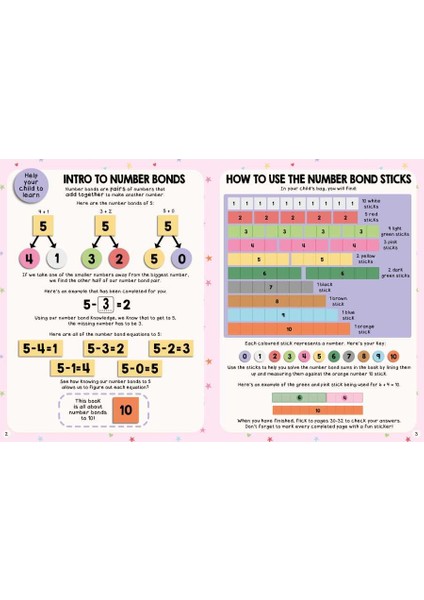 Bright Bee Number Bonds Activity Book Bag modelleri